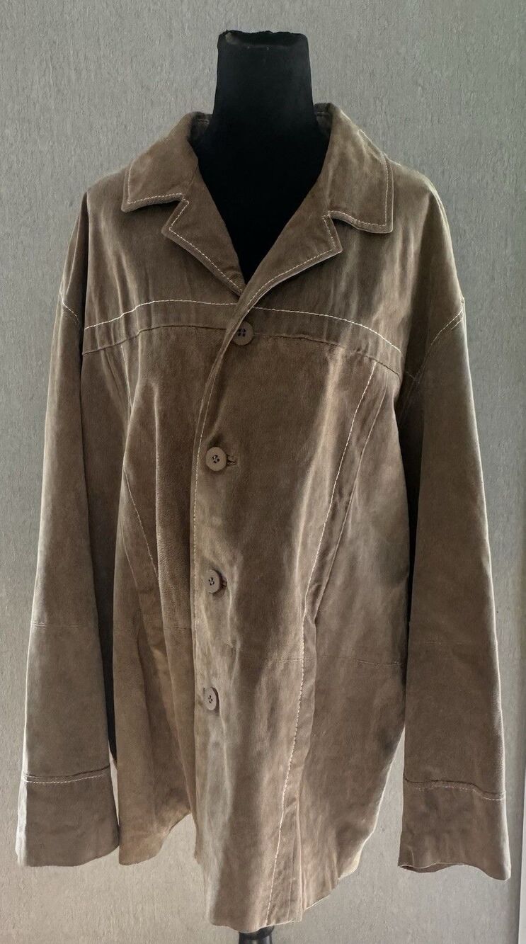 Men’s Wilsons Leather Suede Jacket 3xl Lagenlook outdoors workwear Biker